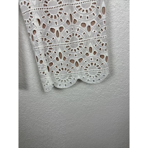 Anthropologie Red Carter Womens Deck Lace Pants Size Small White‎ Boho Bridal - Picture 6 of 10